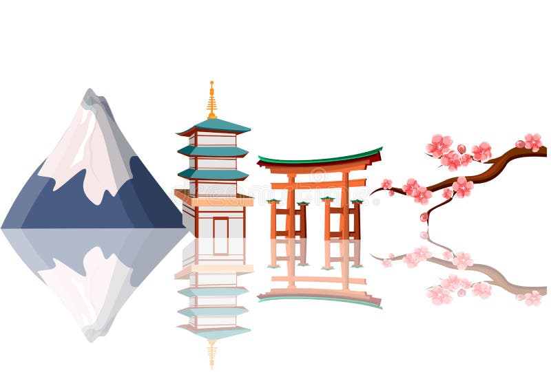 Fondo tradizionale giapponese bianco royalty illustrazione gratis Fondo tradizionale giapponese bianco royalty illustrazione gratis