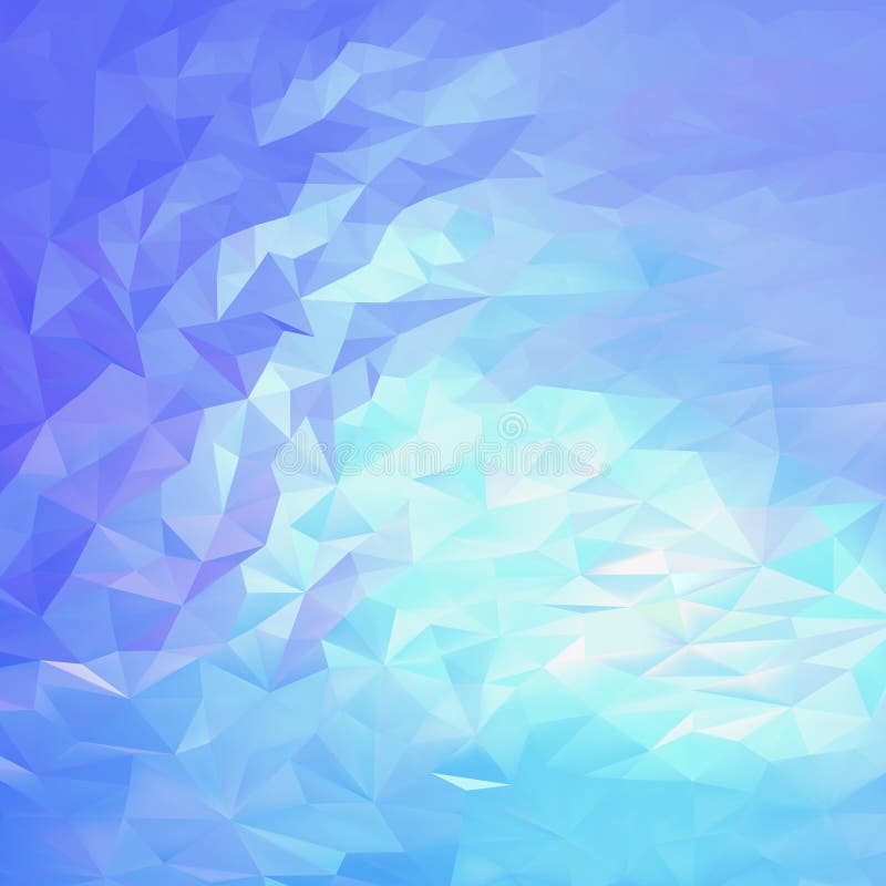 Fondo triangular abstracto azul claro, rosado ilustración del vector
