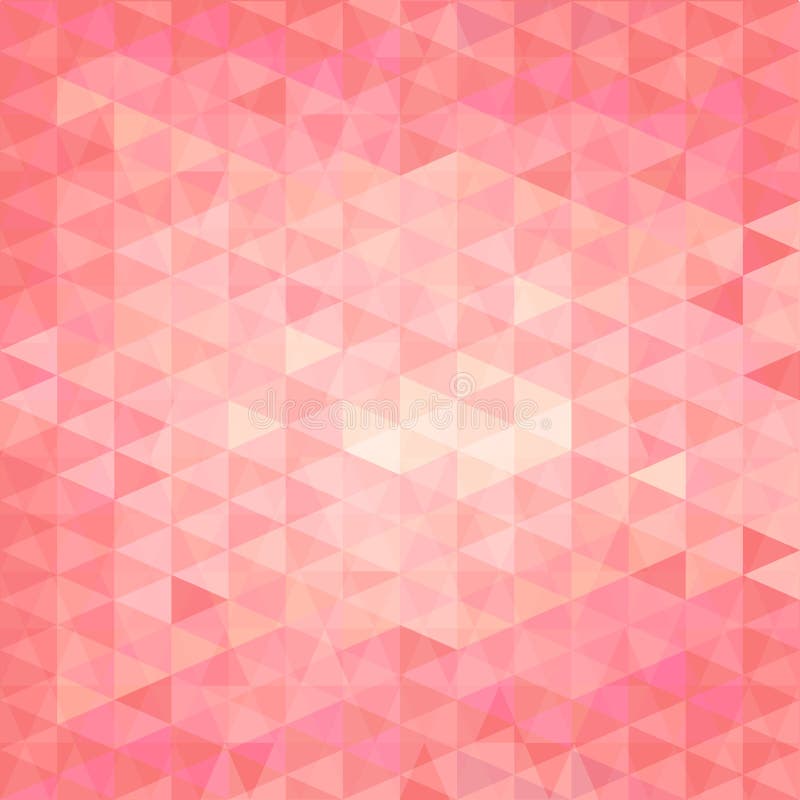 Fondo triangular rosado stock de ilustración