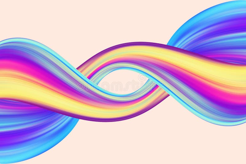Fondo variopinto astratto delle onde isolato illustrazione di stock Fondo variopinto astratto delle onde isolato illustrazione di stock