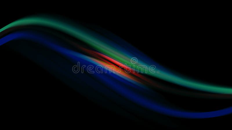 Fondo variopinto leggero dell'estratto della curva illustrazione di stock
