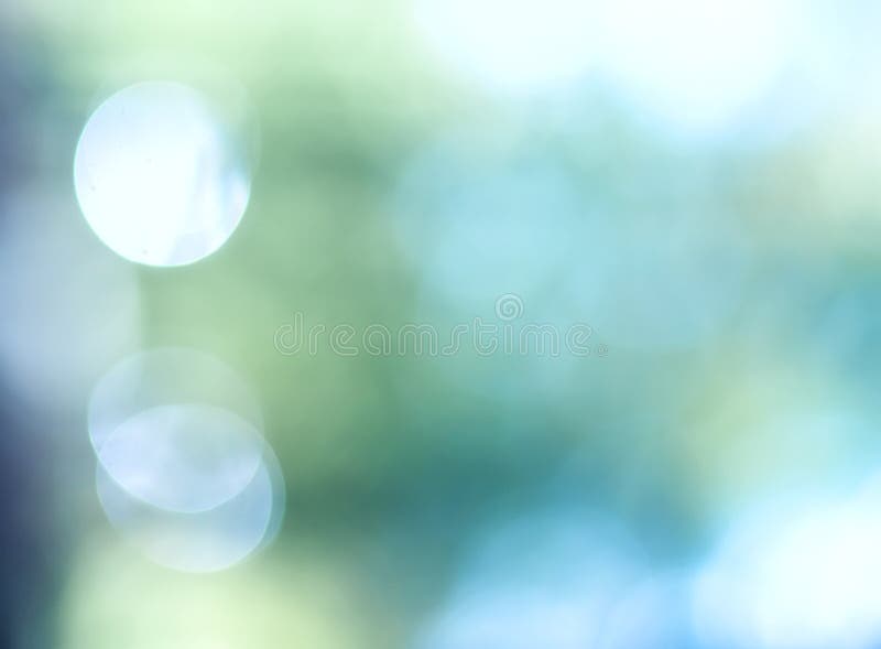 Fondo abstracto borroso azul verdoso con bokeh fotografía de archivo libre de regalías