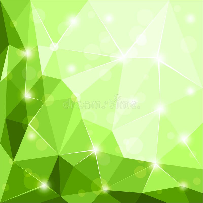 Fondo verde brillante de la faceta geométrica poligonal abstracta libre illustration Fondo verde brillante de la faceta geométrica poligonal abstracta libre illustration