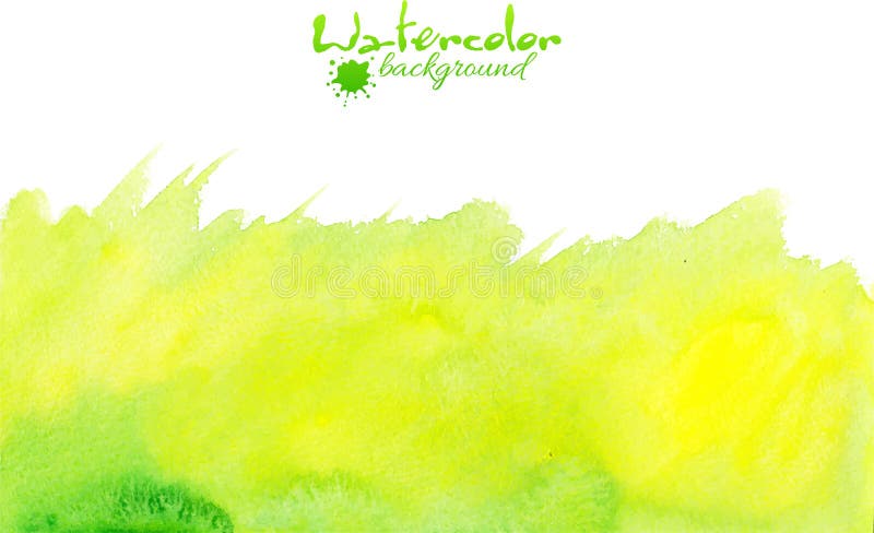 Fondo verde di vettore dell'acquerello illustrazione di stock Fondo verde di vettore dell'acquerello illustrazione di stock