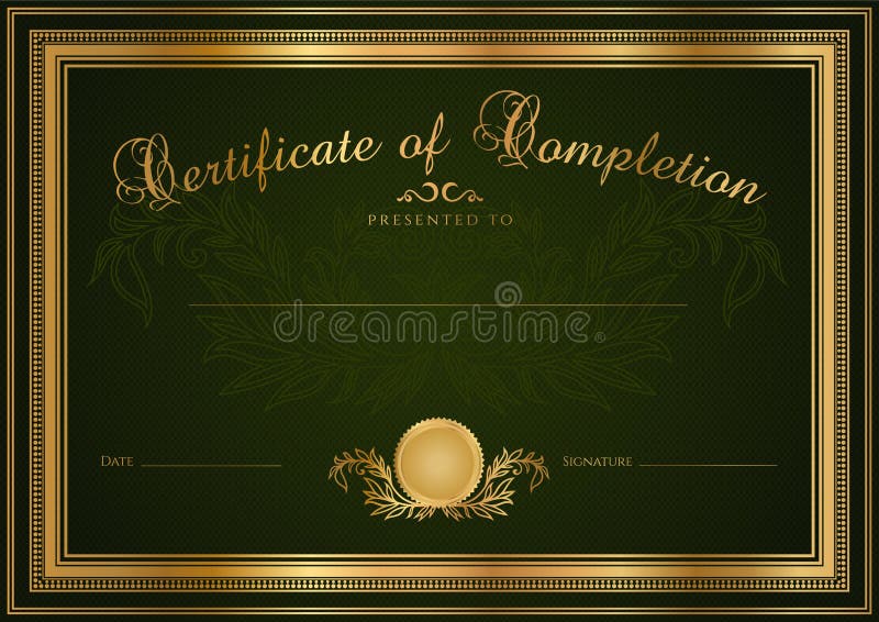 Fondo verde diploma/del certificato (modello) illustrazione di stock Fondo verde diploma/del certificato (modello) illustrazione di stock
