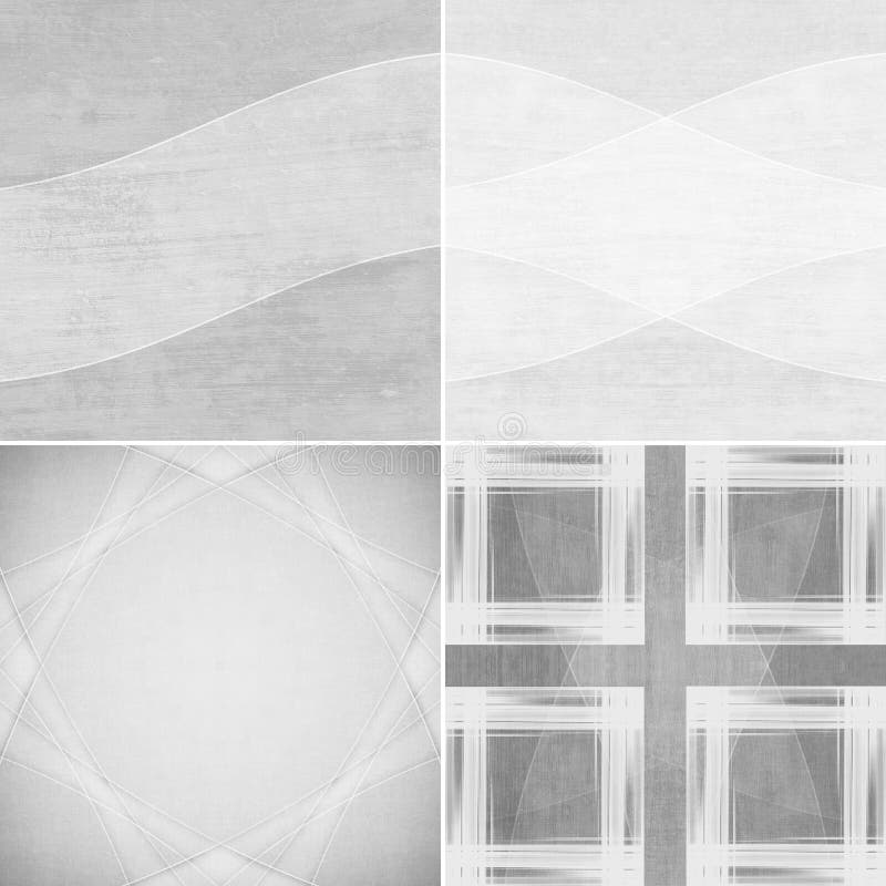 Fondos blancos y negros del grunge geométrico stock de ilustración Fondos blancos y negros del grunge geométrico stock de ilustración