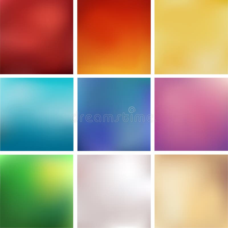 Fondos borrosos del vector stock de ilustración Fondos borrosos del vector stock de ilustración