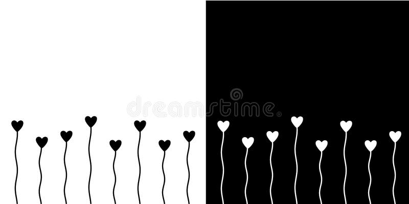 Fondos con los corazones ilustración del vector. Ilustración de