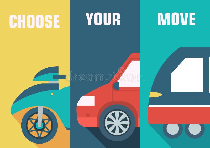 Fondos determinados del icono del concepto de los coches planos libre illustration Fondos determinados del icono del concepto de los coches planos libre illustration