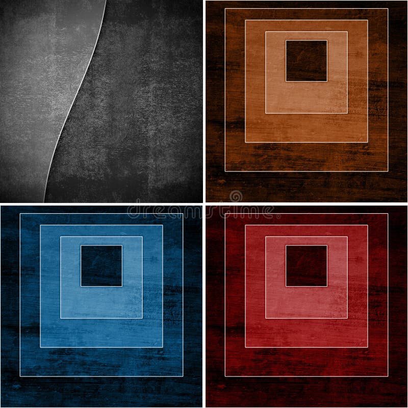 Fondos geométricos del grunge ilustración del vector Fondos geométricos del grunge ilustración del vector