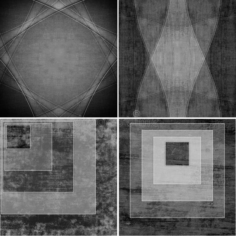 Fondos geométricos del grunge ilustración del vector Fondos geométricos del grunge ilustración del vector
