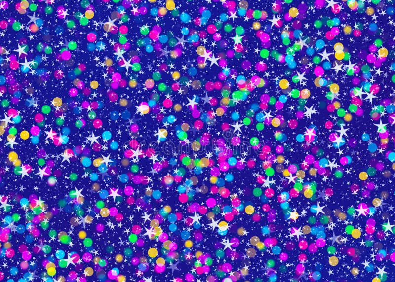 Fondos ligeros del bokeh de las estrellas soñadoras ilustración del vector Fondos ligeros del bokeh de las estrellas soñadoras ilustración del vector