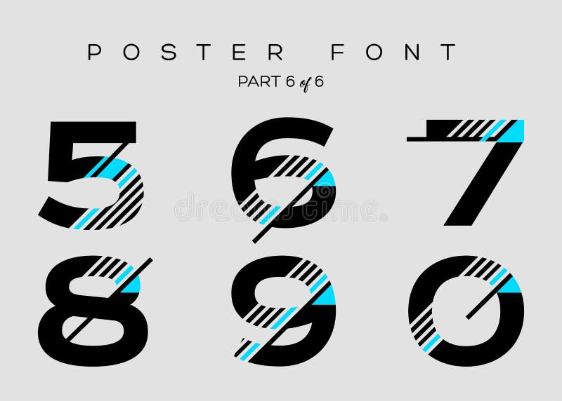 Font Vector Techno cu Efect de Text Glitch Digital vector illustration