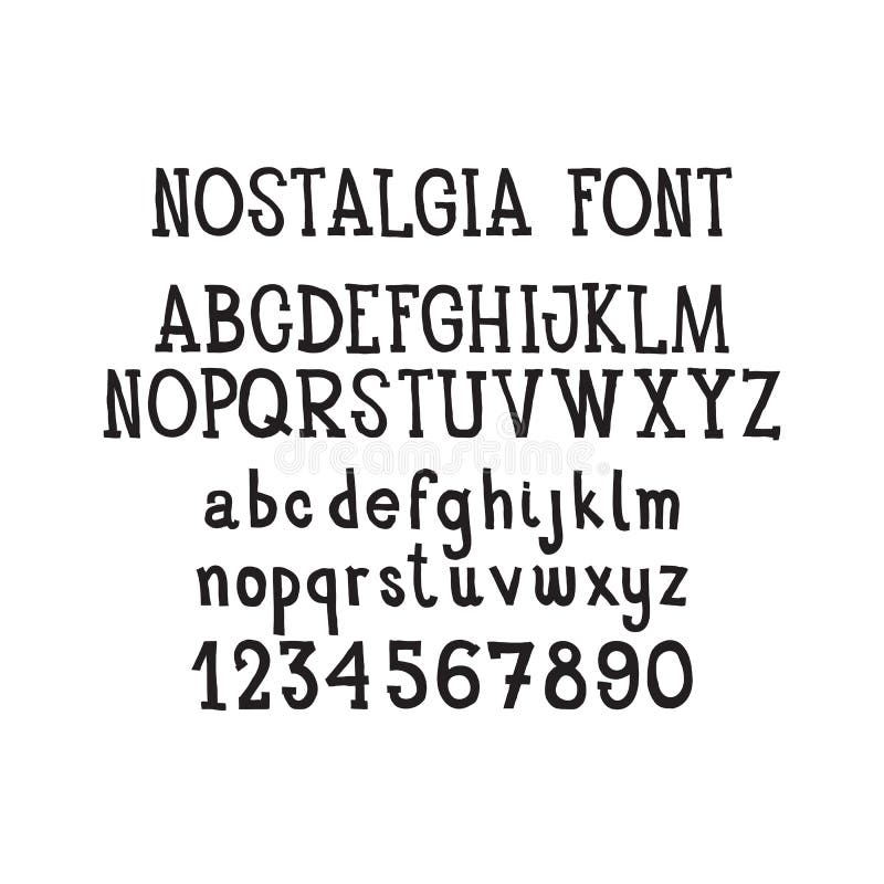 Font stock illustration Font stock illustration