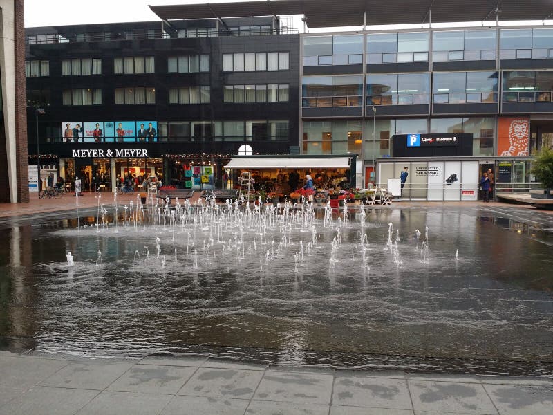 Fontain in the center of Amstelveen Holland