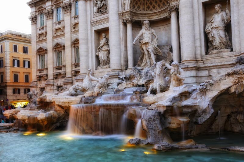 Fontana di trevi royalty free stock images