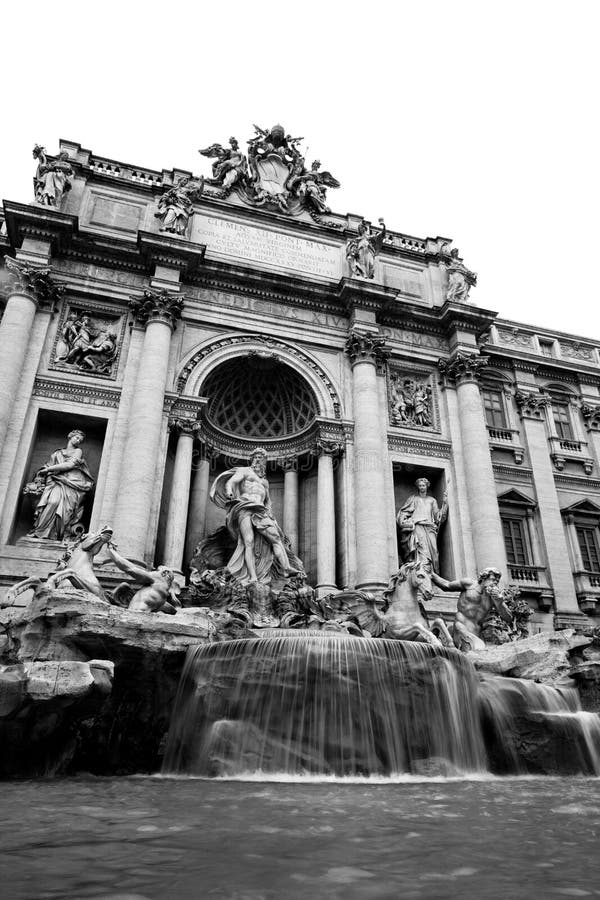 Fontana di Trevi - the famous Trevi fountain in Rome, Italy. Fontana di Trevi - the famous Trevi fountain in Rome, Italy