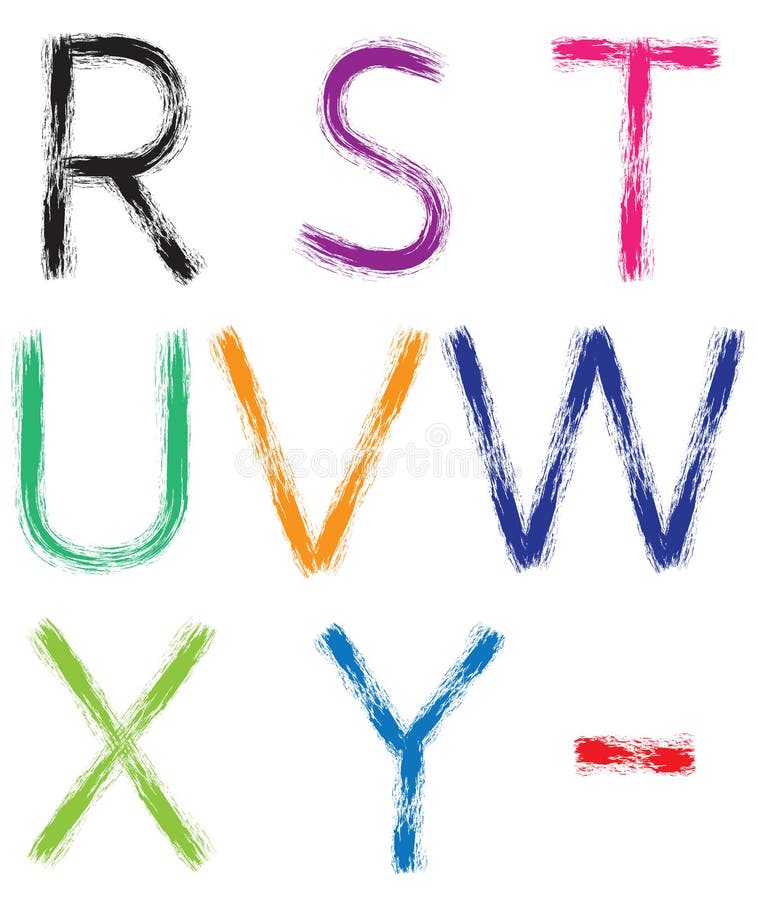 fonte Alphabet #1 Lettres relais + tiret, trait d'union (-) illustration libre de droits fonte Alphabet #1 Lettres relais + tiret, trait d'union (-) illustration libre de droits