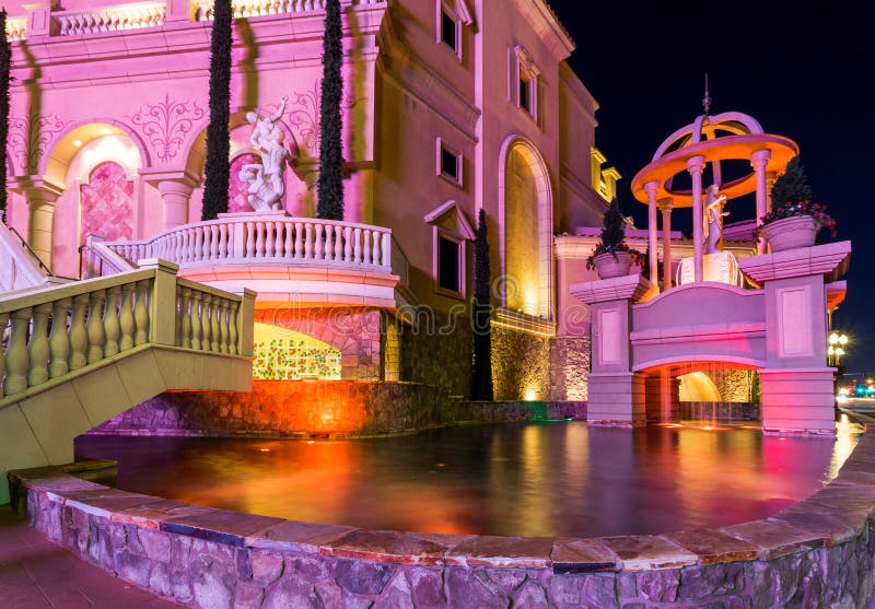 Ancient style fountain at Peppermill Resort and Casino, Reno, Nevada. Ancient style fountain at Peppermill Resort and Casino, Reno, Nevada