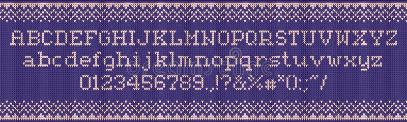 Fonte brutta del maglione Le lettere, i maglioni dei vestiti di festa di natale ed il natale tricottati tricotta l'insieme dell'i illustrazione vettoriale Fonte brutta del maglione Le lettere, i maglioni dei vestiti di festa di natale ed il natale tricottati tricotta l'insieme dell'i illustrazione vettoriale