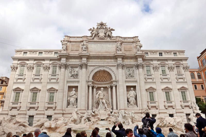 The Trevi Fountain is a fountain in the Trevi district in Rome, Italy, designed by Italian architect Nicola Salvi and completed by Pietro Bracci. The Trevi Fountain is a fountain in the Trevi district in Rome, Italy, designed by Italian architect Nicola Salvi and completed by Pietro Bracci.