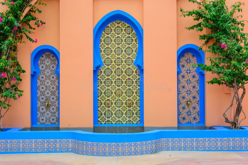 Fonte marroquina do estilo imagem de stock royalty free Fonte marroquina do estilo imagem de stock royalty free