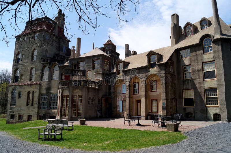 Fonthill Castle, built between 1908 and 1912, Doylestown, PA, USA