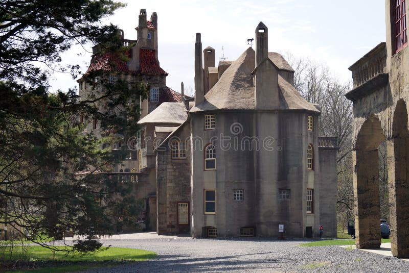 Fonthill Castle, built between 1908 and 1912, Doylestown, PA, USA