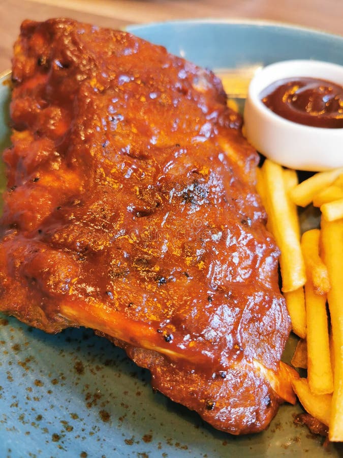 Food in the Basket on the Brown Table Stock Photo Image of food