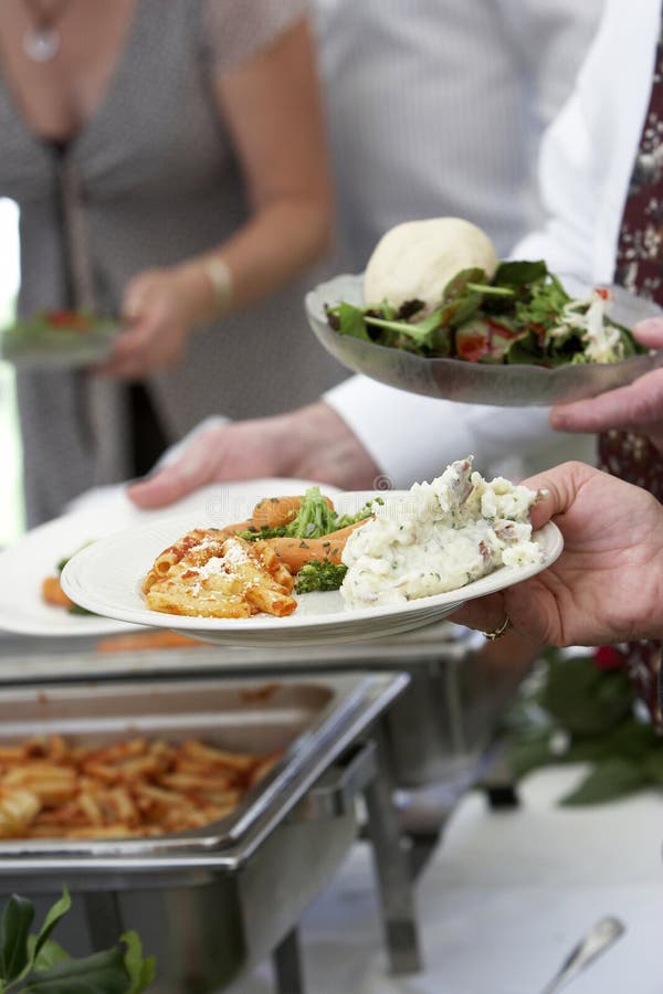 Food being served