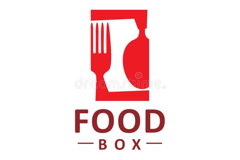 Food box logo stock vector. Illustration of professional 84152646