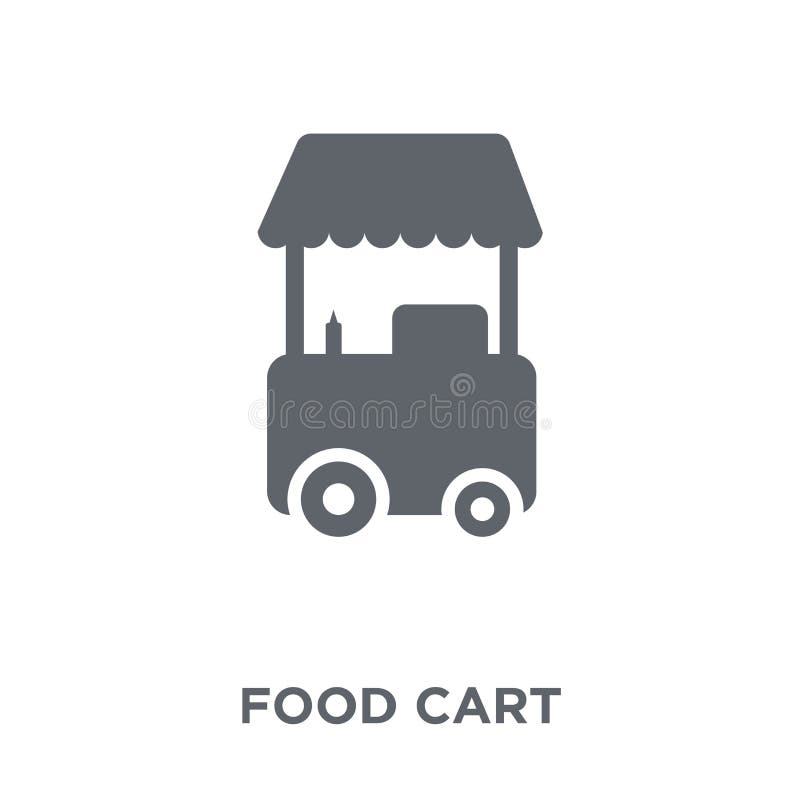Food cart icon. Food cart design concept from Circus collection. Simple element vector illustration on white background. Food cart icon. Food cart design concept from Circus collection. Simple element vector illustration on white background.