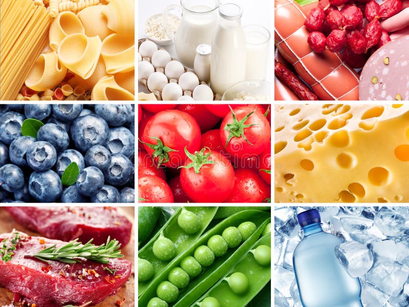 Food collection. royalty free stock photos Food collection. royalty free stock photos