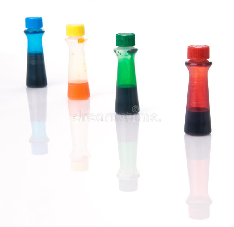Food Coloring Bottles Stock Image Image 10087441
