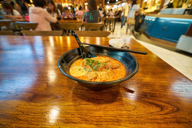 A Food Court in the Shoppes at Marina Bay Sands Editorial Image - Image