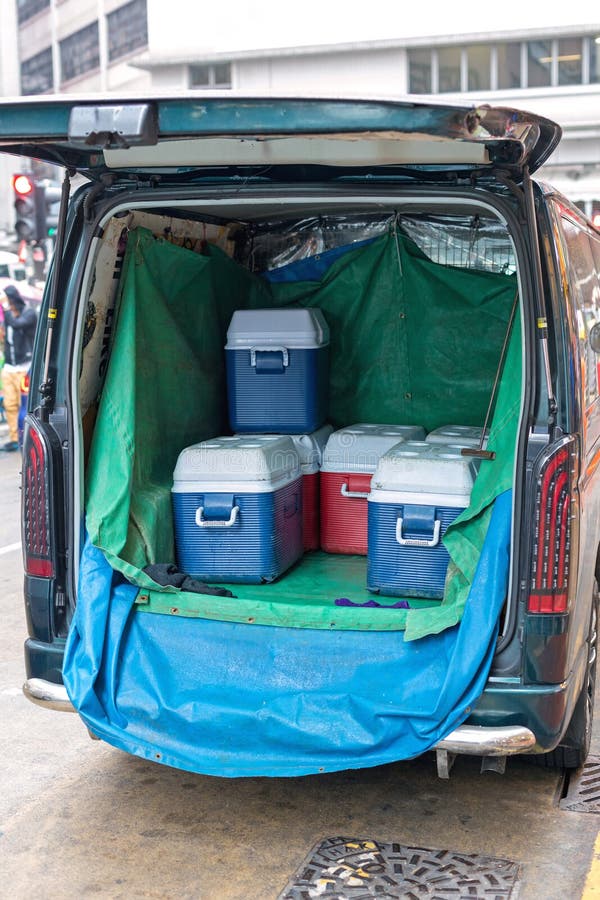 Food Delivery Van stock photo. Image of hong, equipment 157865932