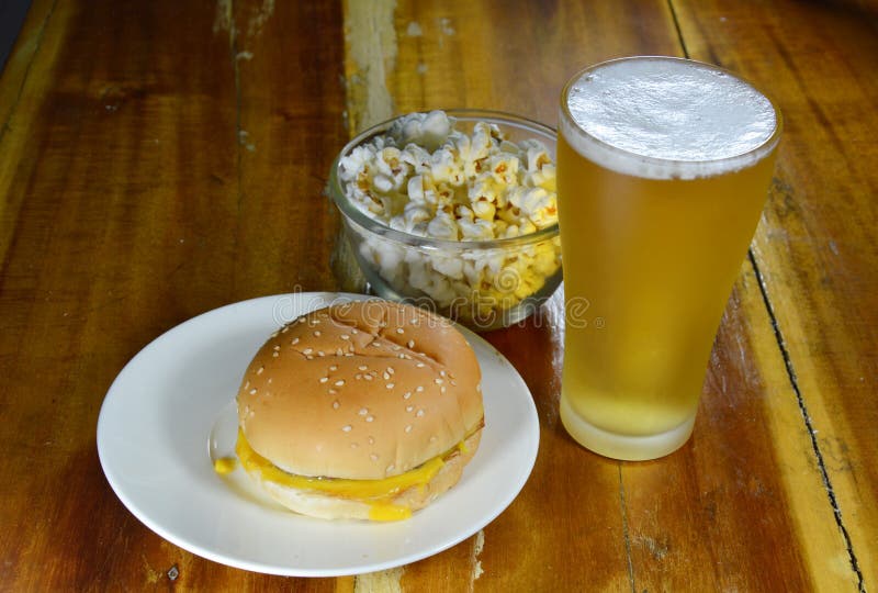 Food eaten with beer stock photography Food eaten with beer stock photography