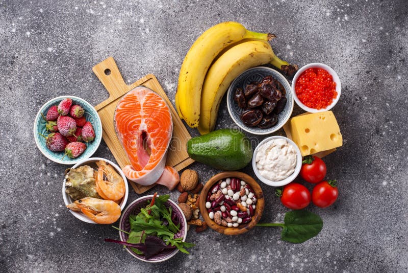 Food for Good Mood and Happiness. Stock Photo Image of keto, cheese