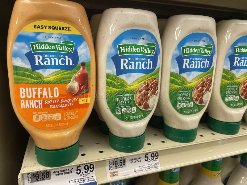 Hidden Valley Ranch Secret Sauce at Store Editorial Stock Image - Image of  bottle, dried: 254817689