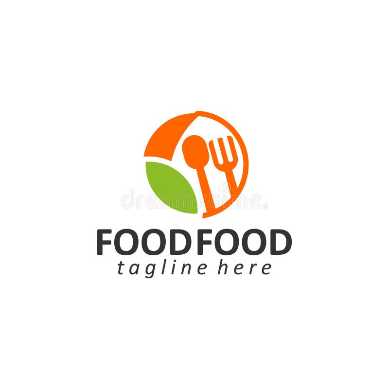 Food Logo Template Vector. Healthy Food Logo Concept Vector Stock ...