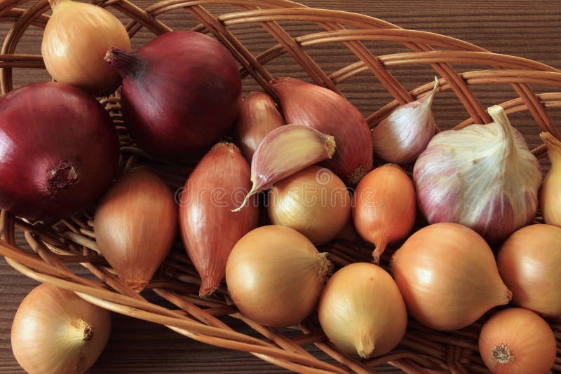 Food onions and garlic stock photo. Image of kitchen 21749136
