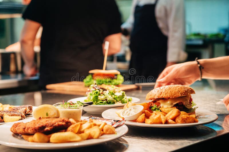 Food Orders on the Kitchen Table Stock Photo Image of dinner, clean 155459192