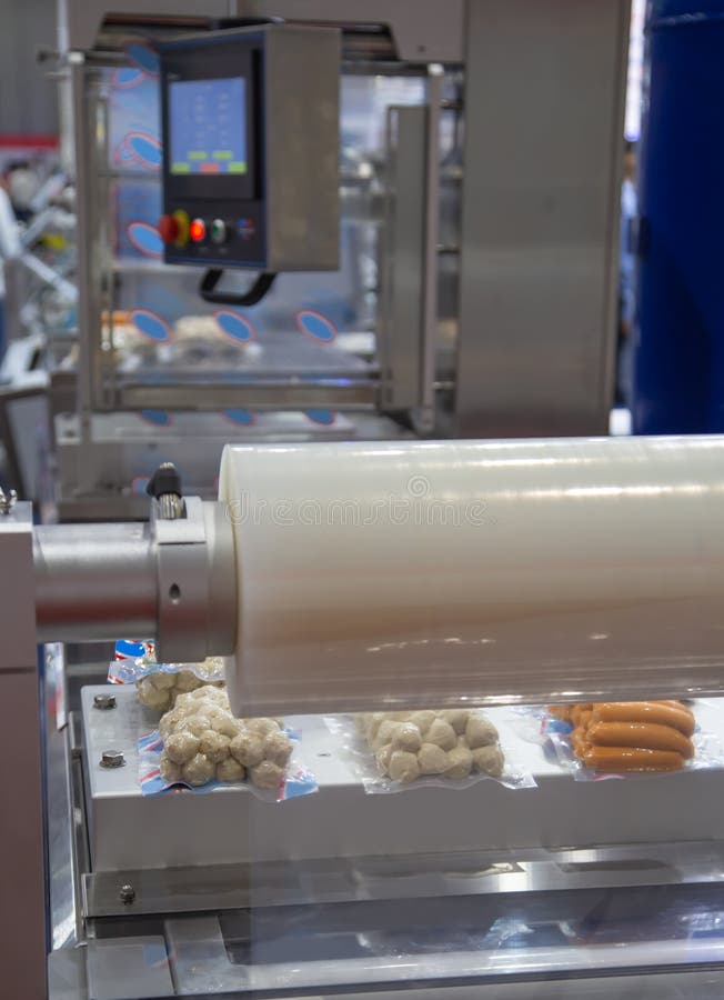 Food packing machine stock photo. Image of packaging 174567278