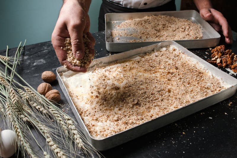 Food pastry recipe chef cooking baklava