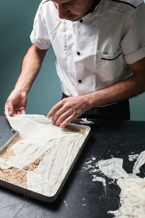 Food pastry recipe chef cooking baklava