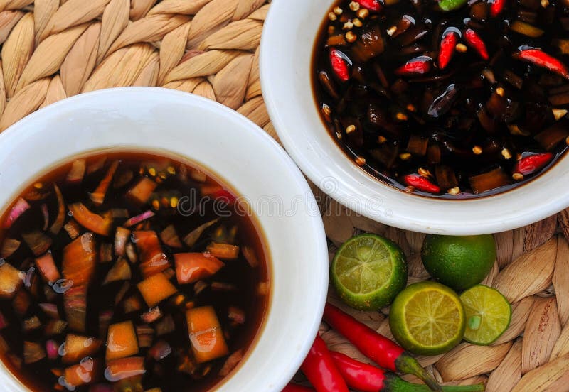 Food from the Philippines, Sawsawan stock photography Food from the Philippines, Sawsawan stock photography