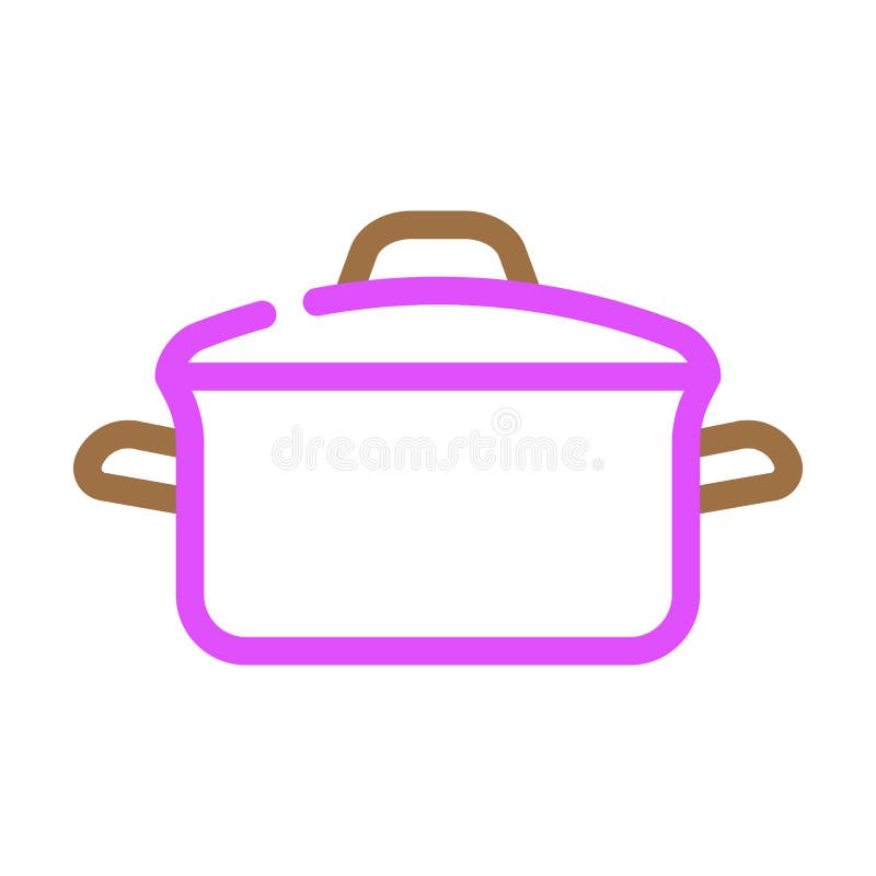 Big cooking pot icon image Royalty Free Vector Image