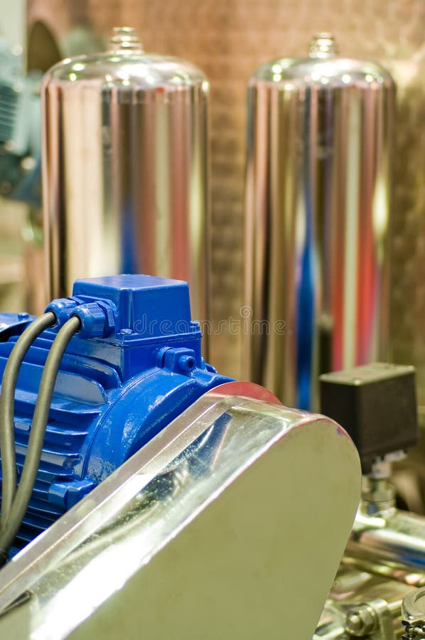 The Foodprocessing Industry Equipment. Stock Photo Image of