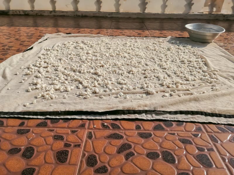 Food processing - Food ingredients in solar heat stock photos