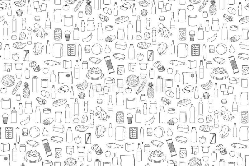Download Food Product Set stock vector. Illustration of collection - 94871009